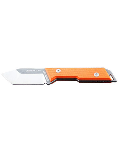 Coltello fisso NN Knives Proto City Tanto Arancione
