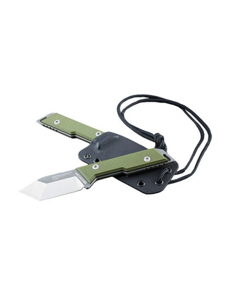 Green Tanto Knife NN Knives: Compact Precision and Robustness