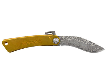 Messer Higonokami Damast Kukri Vergoldet - 10118 - Khurts.com