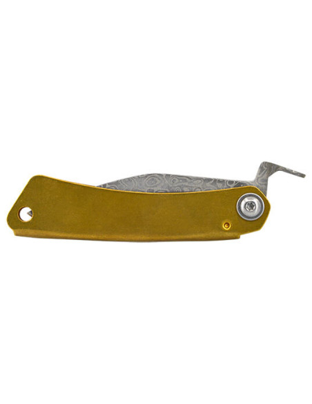 Messer Higonokami Damast Kukri Vergoldet - 10121 - Khurts.com