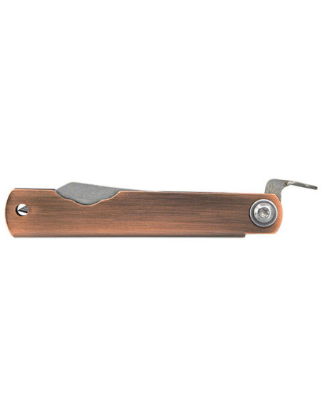 Coltello Higonokami Damasco Bronzo : Eleganza e Precisione Duratura