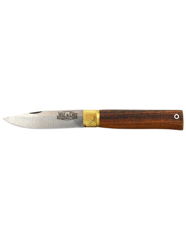 Couteau Merendeira Jos&eacute; Da Cruz Carbone Bois Tigr&eacute; - 10179 - Khurts.com