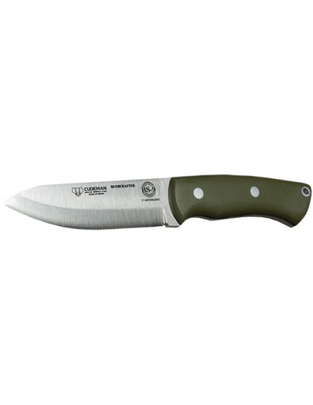 Coltello Cudeman Bushcrafter Verde: Precisione e Robustezza all'Aperto