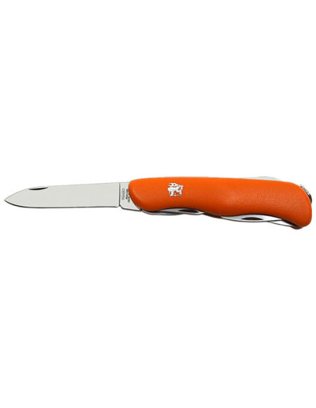 Couteau de poche Mikov multifonctions 5 pi&egrave;ces (tournevis) Orange - 10387 - Khurts.com