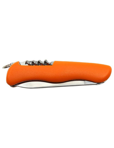 Couteau de poche Mikov multifonctions 5 pi&egrave;ces (tire bouchon) Orange - 10395 - Khurts.com