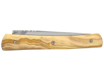Coltello TMC &Eacute;l&eacute;gance: Precisione e Stile in Legno d'Ulivo