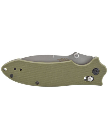 Coltello Sportivo JKR Verde: Precisione e Sicurezza all'Aperto