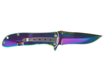 Coltello Pieghevole JKR Rainbow 0577: Eleganza e Precisione Compatta 2