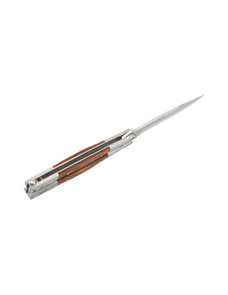 Schmetterlingmesser JKR Clip Point Acier/Bois - 10690 - Khurts.com