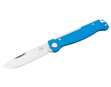 Coltello Pieghevole Boker Plus Atlas Blue: Eleganza e Filo Duraturo