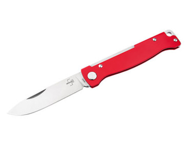 Boker Plus Atlas Red Folding Knife: Elegance and Lasting Sharpness