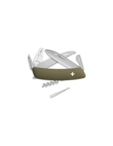 Couteau Suisse Swiza TT05 Tire-Tique Allmatt - olive - 10903 - Khurts.com