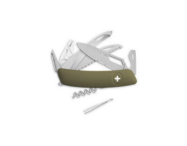 Couteau Suisse Swiza SH09 Hunter et scie - Tire-Tique Allmatt - olive - 10905 - Khurts.com