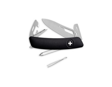 Schweizer Messer Swiza SH04 Allmatt - schwarz - 10907 - Khurts.com