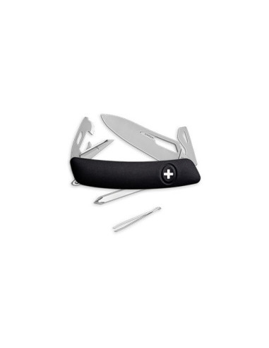 Couteau Suisse Swiza SH04 Allmatt - noir - 10907 - Khurts.com