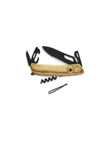 Couteau Suisse Swiza SH03 ALLBLACK - ch&ecirc;ne - 10911 - Khurts.com