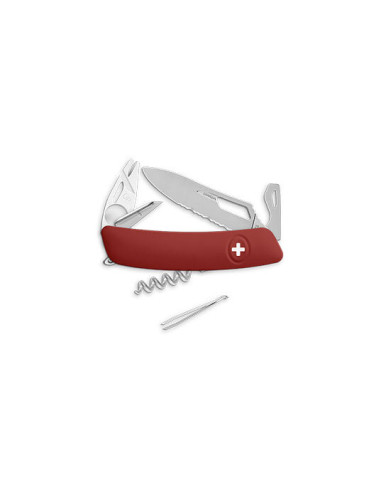 Schweizer Messer Swiza SH03 Zeckenzange Allmatt - rot - 10913 - Khurts.com