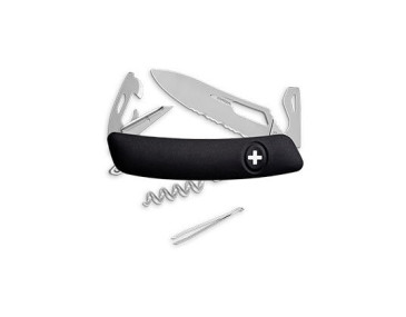 Schweizer Messer Swiza SH03 Allmatt - schwarz - 10914 - Khurts.com