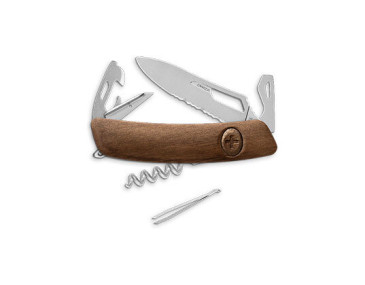Schweizer Messer Swiza SH03 Allmatt - nussbaum - 10916 - Khurts.com