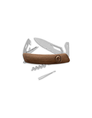 Couteau Suisse Swiza SH03 Allmatt - noyer - 10916 - Khurts.com