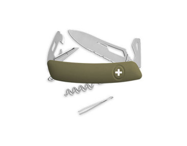 Schweizer Messer Swiza SH03 Allmatt - olive - 10921 - Khurts.com