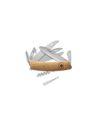 Schweizer Messer Swiza D09 Allmatt - eiche - 10923 - Khurts.com