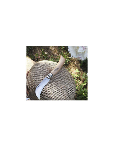 Coltello Opinel LC8 Serpette: Precisione e Sicurezza in Giardino