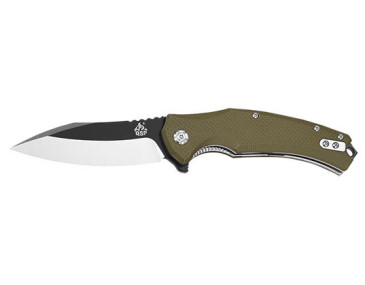Coltello Pieghevole QSP Snipe Verde - Precisione e Comfort Sicuro
