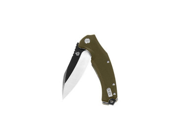 Coltello Pieghevole QSP Snipe Verde - Precisione e Comfort Sicuro 2