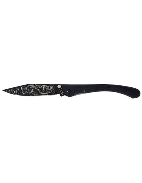 Lug C63 Black Folding Knife: Precision and Lasting Elegance