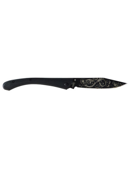 Coltello Pieghevole Lug C63 Nero: Precisione ed Eleganza Durevole