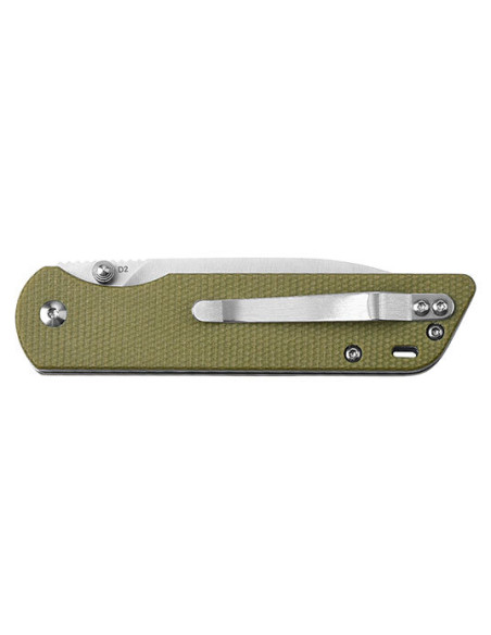 Coltello Pieghevole QSP Parrot Verde: Precisione ed Eleganza Durevole
