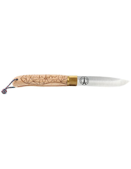 Paris Beech Folding Knife: Elegance and Precision in the City