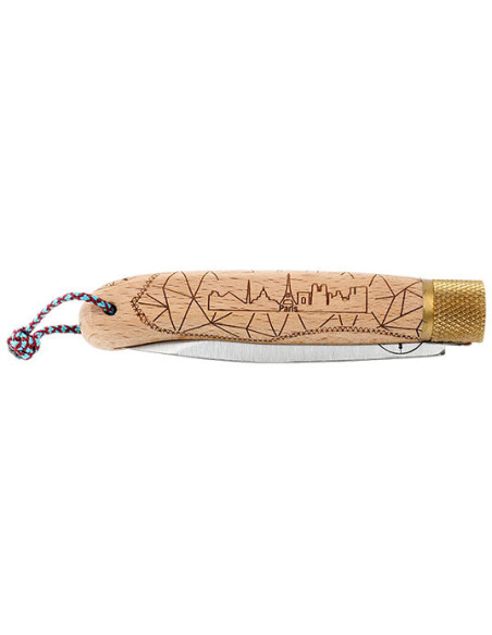 Klappmesser D&eacute;cal&eacute; S&eacute;rie City - Paris Buche - 11179 - Khurts.com