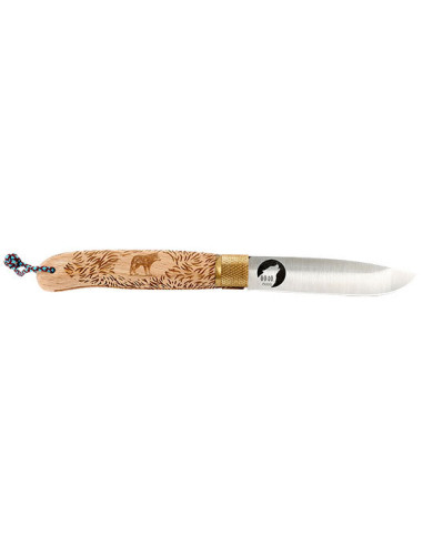 Coltello Pieghevole Wolf Faggio: Precisione ed Eleganza Numerata