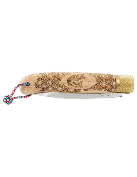 Coltello Pieghevole Bredouille Faggio: Eleganza e Precisione Unica