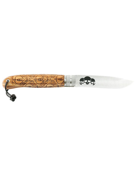 Couteau pliant D&eacute;cal&eacute; Skull Focus - 11195 - Khurts.com