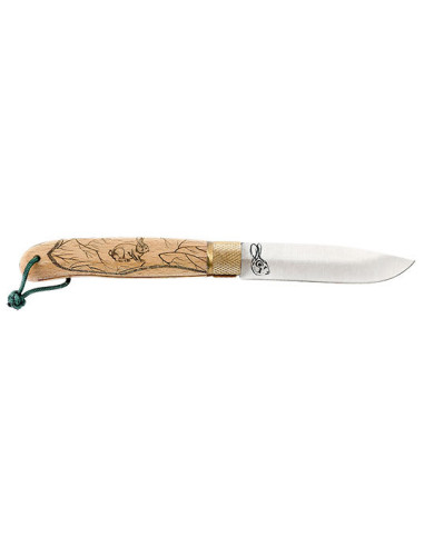 Coltello Pieghevole Caccia: Precisione Inox, Eleganza Unica