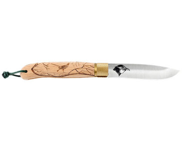Coltello Pieghevole Caccia - Lama Inox Affilata e Incisioni Uniche