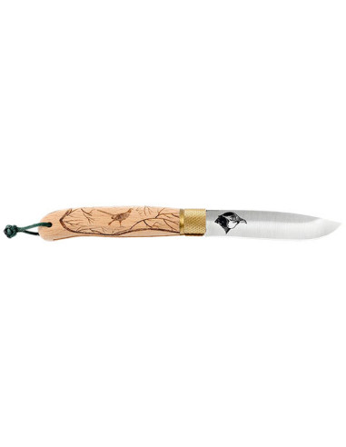 Coltello Pieghevole Caccia - Lama Inox Affilata e Incisioni Uniche
