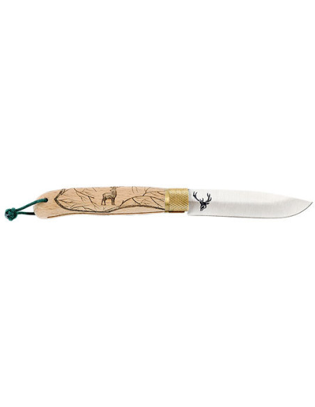 Klappmesser D&eacute;cal&eacute; Jagdserie - Focus Hirsch - 11200 - Khurts.com