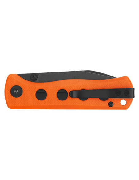 Coltello Pieghevole QSP Canary Arancione: Filo Durevole e Sicurezza