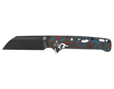 Coltello Pieghevole QSP Penguin: Precisione ed Eleganza in Fibra di Carbonio