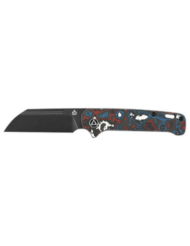 Klappmesser QSP Penguin Fat Carbon Nebula Blau/Rot/Wei&szlig;/Schwarz - 11321 - Khurts.com