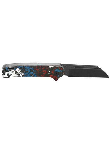 Klappmesser QSP Penguin Fat Carbon Nebula Blau/Rot/Wei&szlig;/Schwarz - 11323 - Khurts.com