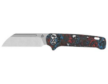 Coltello Pieghevole QSP Penguin: Precisione ed Eleganza in Fibra di Carbonio