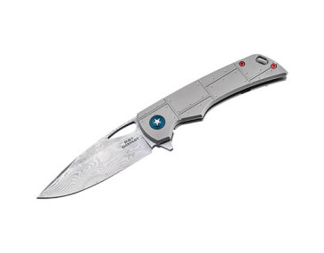 Coltello Pieghevole Boker P-5 Damast : Eleganza e Precisione nel Quotidiano