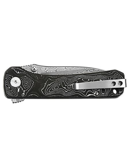 Couteau pliant QSP Hawk Noir/Gris - 11455 - Khurts.com