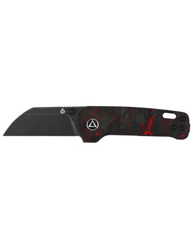 Couteau pliant QSP Penguin Mini Noir/Rouge - 11464 - Khurts.com