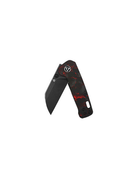 Couteau pliant QSP Penguin Mini Noir/Rouge - 11465 - Khurts.com